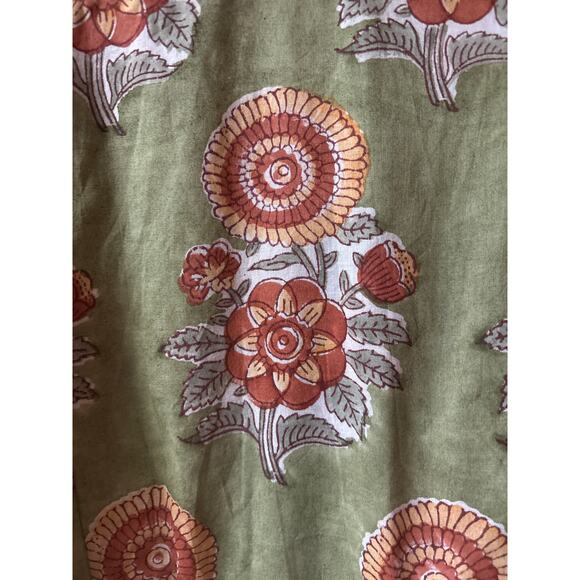 NEW with Tags Victoria Dunn Block Print Peasant Blouse Top - Picture 7 of 11